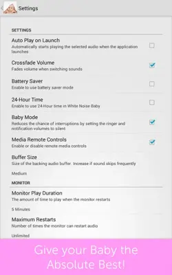 White Noise Baby android App screenshot 5